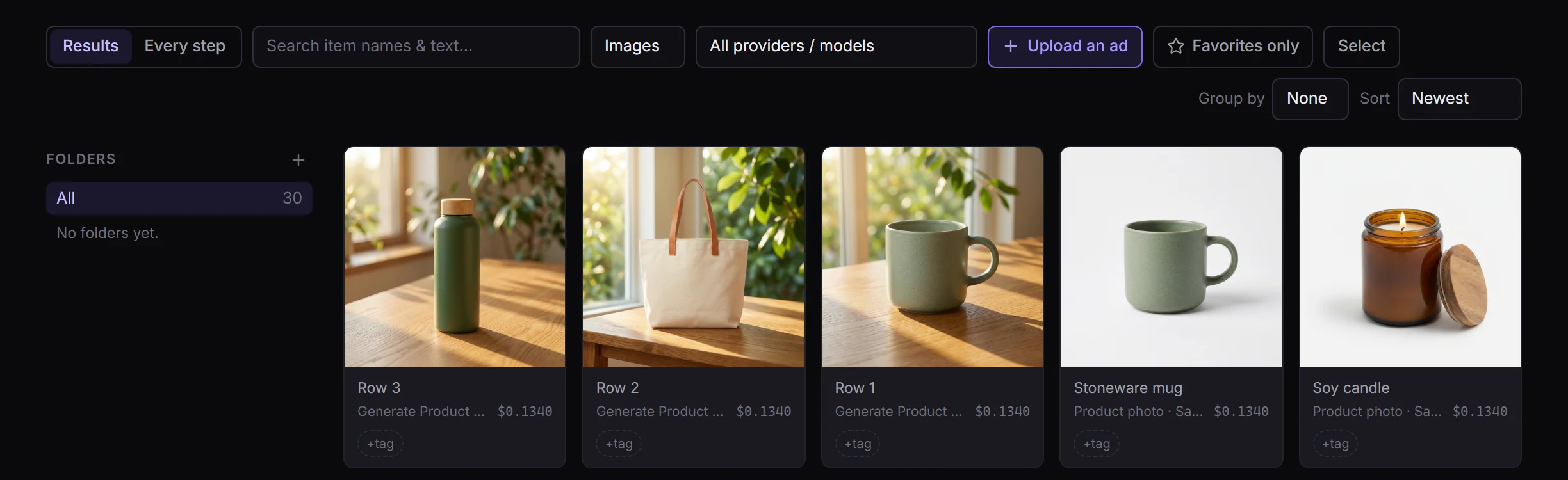 The Library, Images: the three new photos first, next to the original product photos